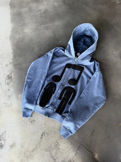 Music Connects Us-Zip-Up Hoodie