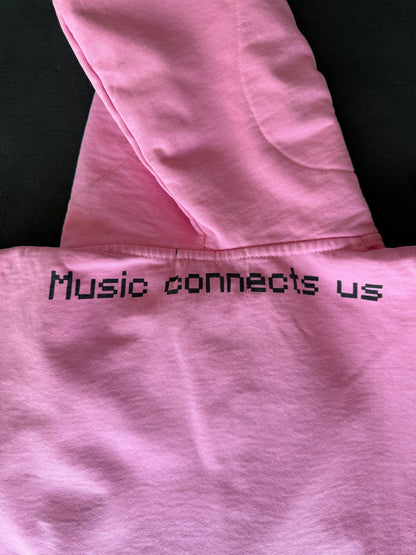 Music Connects Us-Zip-Up Hoodie