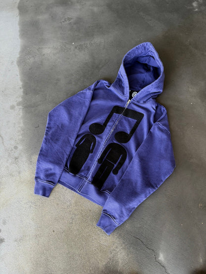 Music Connects Us-Zip-Up Hoodie