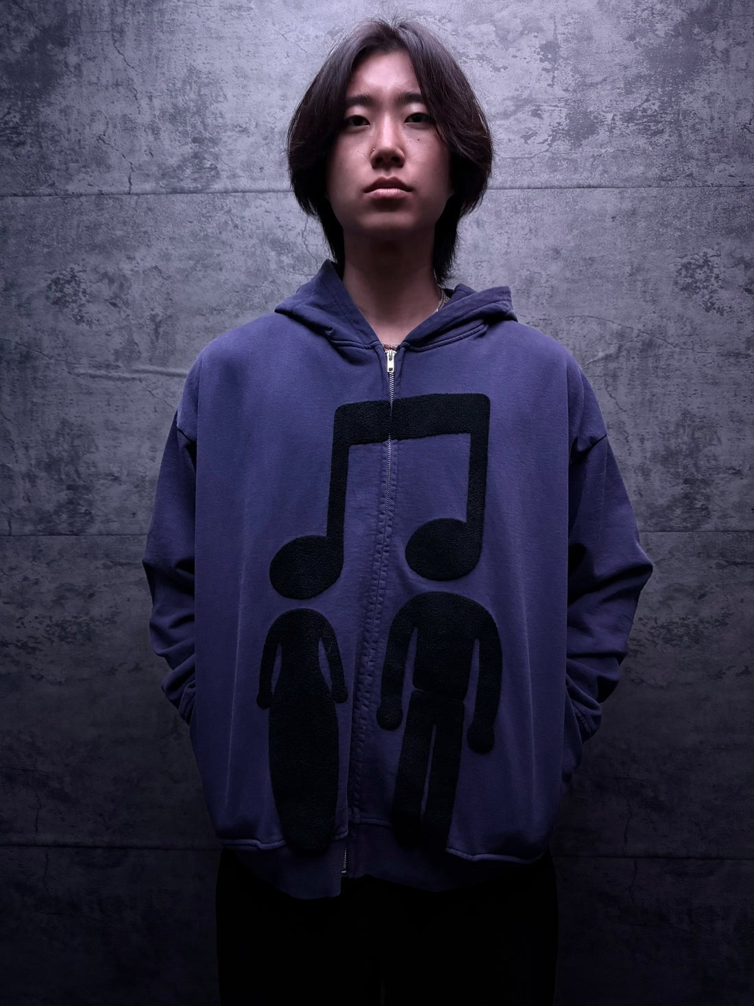 Music Connects Us-Zip-Up Hoodie